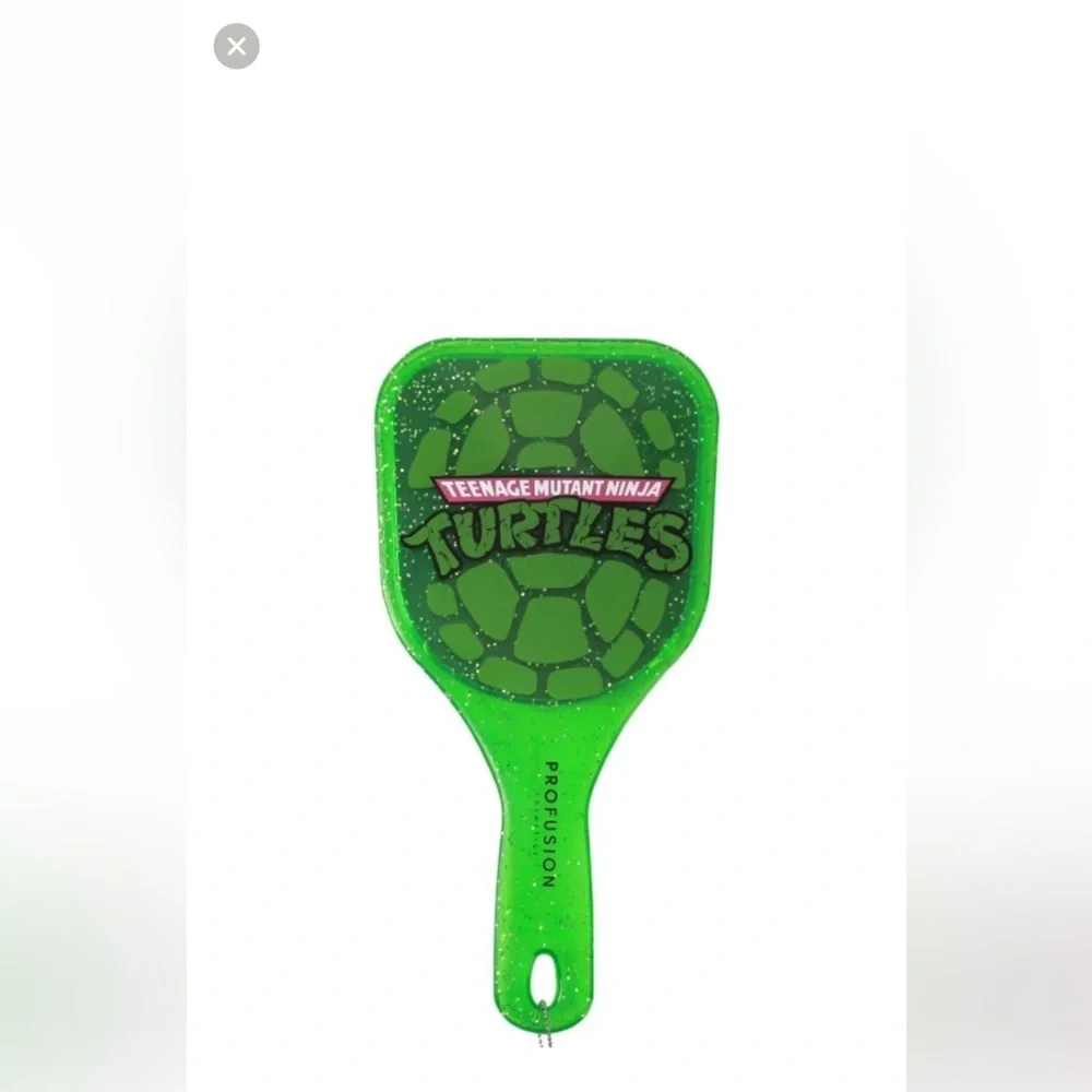 Profusion Cosmetics X TMNT Handheld Mirror limited edition green glitter